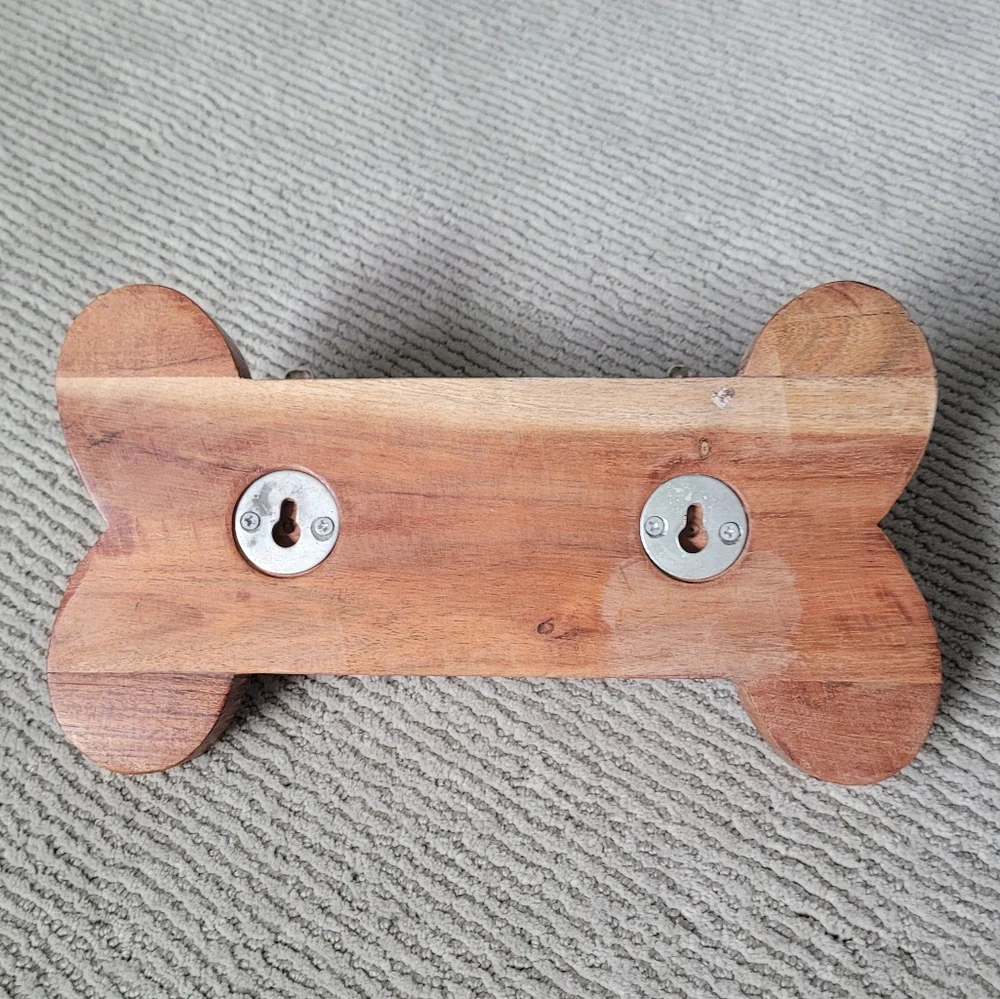 Wooden Bone-Shaped Wall Hook